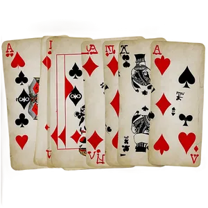 Retro Playing Card Style Png Nwx98 PNG Image