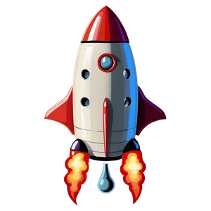 Retro Rocket Png Hhc98 PNG Image