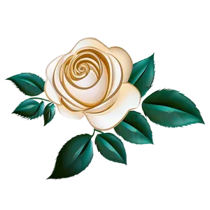 Retro Rose Artwork Png 31 PNG Image