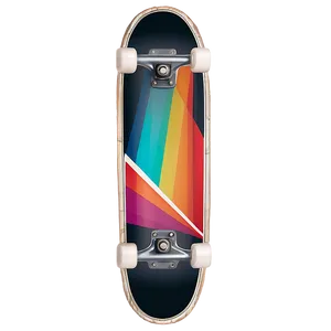 Retro Skateboard Deck Graphic Png 06282024 PNG Image