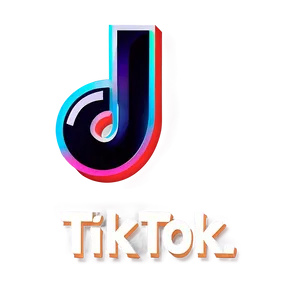 Retro Tiktok Logo Design Png Vhp61 PNG Image