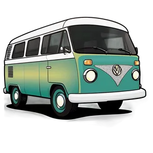 Retro Van Clipart Png Ege PNG Image