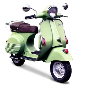 Retro Vespa With Helmet Png 13 PNG Image