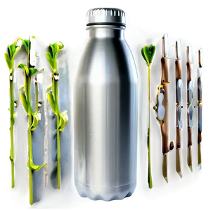 Reusable Aluminum Water Bottle Png Nty5 PNG Image