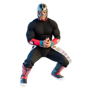 Rey_ Mysterio_ Action_ Pose PNG Image