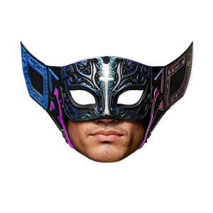 Rey_ Mysterio_ Luchador_ Mask PNG Image