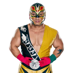 Rey_ Mysterio_ W W E_ Champion_ Pose PNG Image