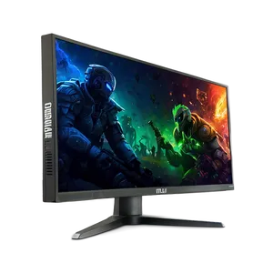 Rgb Gaming Monitor Png Whq70 PNG Image