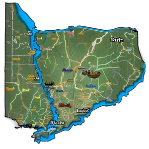 Rhode Island Map Png 06202024 PNG Image