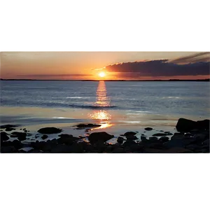 Rhode Island Sunset View Png Qir PNG Image