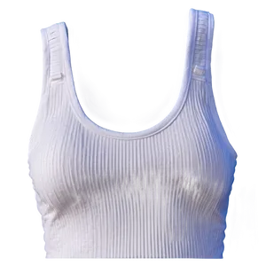 Ribbed White Tank Top Texture Png Hnw48 PNG Image