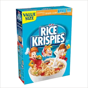 Rice Krispies Cereal Box Value Size PNG Image