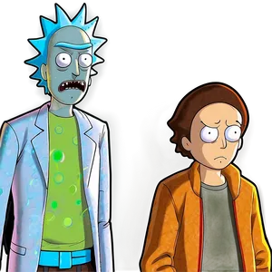 Rick And Morty Art Png Lcn41 PNG Image