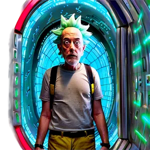 Rick And Morty Portal Escape Png 06122024 PNG Image