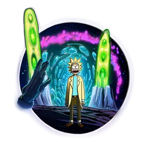 Rick And Morty Portal To The Unknown Png Nso PNG Image