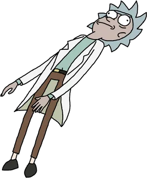 Rick Sanchez Standing Rickand Morty PNG Image