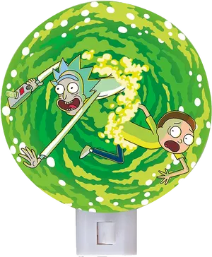 Rickand Morty Portal Escape PNG Image