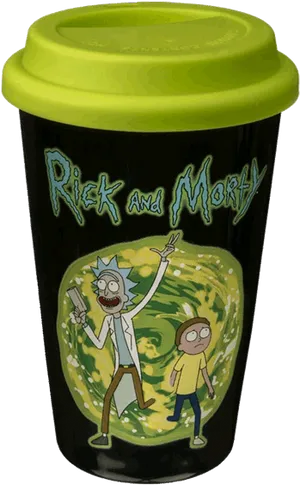 Rickand Morty Travel Mug PNG Image