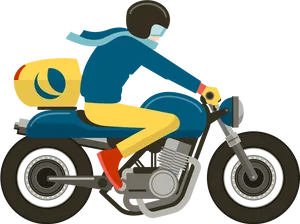 Rideron Classic Motorcycle PNG Image