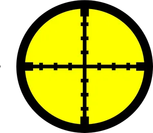 Rifle Scope Crosshairs PNG Image