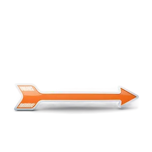 Rightward Orange Arrow Png Kgd80 PNG Image