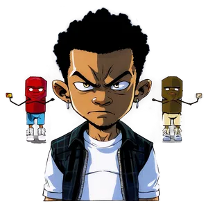 Riley Freeman Boondocks Attitude Png Axx PNG Image