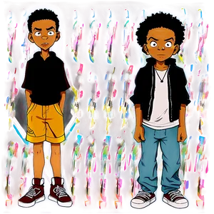 Riley Freeman Boondocks Fan Art Png Cxi92 PNG Image