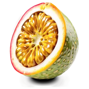 Ripe Passion Fruit Slice Png 06252024 PNG Image