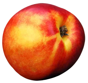 Ripe Peach Isolated Background PNG Image