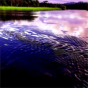 Ripple In Tranquil River Png 5 PNG Image