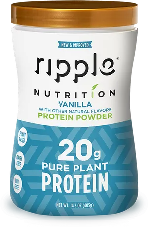 Ripple Vanilla Protein Powder PNG Image