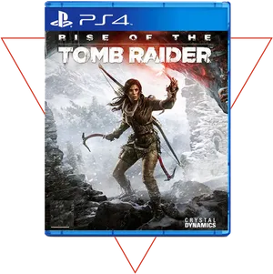 Riseofthe Tomb Raider P S4 Cover Art PNG Image