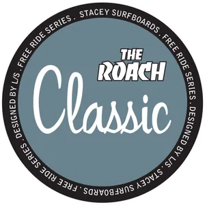 Roach Classic Surfboard Logo PNG Image