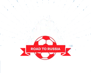 Roadto Russia Football Graphic PNG Image