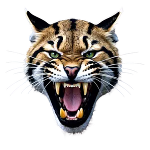 Roaring Wildcat Graphic Png 06132024 PNG Image