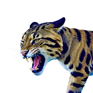 Roaring Wildcat Graphic Png Lry PNG Image