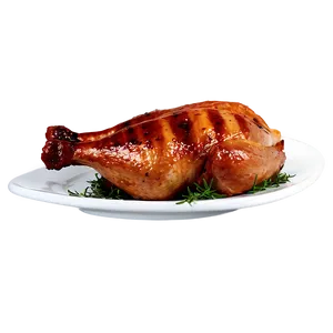 Roasted Turkey Leg Png Byr PNG Image