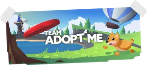 Roblox Adopt Me Team Banner PNG Image