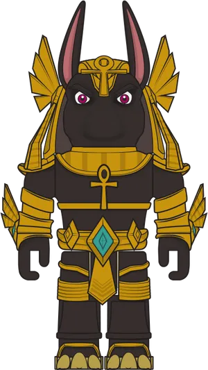 Roblox_ Anubis_ Avatar_ Costume PNG Image