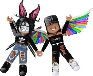 Roblox_ Characters_ Fun_ Poses PNG Image