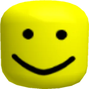 Roblox Classic Smile Face PNG Image