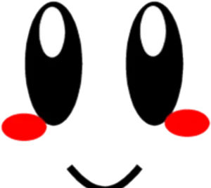 Roblox Face Smiling Expression.png PNG Image