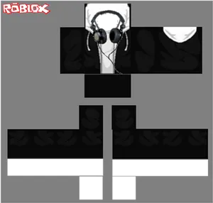 Roblox Headphones Template PNG Image