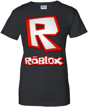 Roblox Logo Graphic T Shirt PNG Image