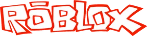 Roblox Logo Redand White PNG Image