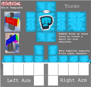 Roblox Shirt Template Design PNG Image