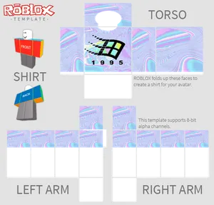 Roblox Shirt Template Design PNG Image