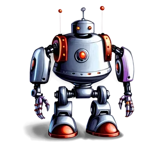 Robot Clipart B PNG Image