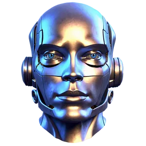 Robot Head Blueprint Png Owj PNG Image