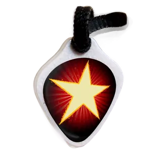 Rock Star Guitar Pick Png 06282024 PNG Image